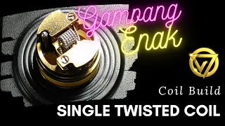 Tutorial Single Twisted Coil Build - Gampang + Enak Bro!