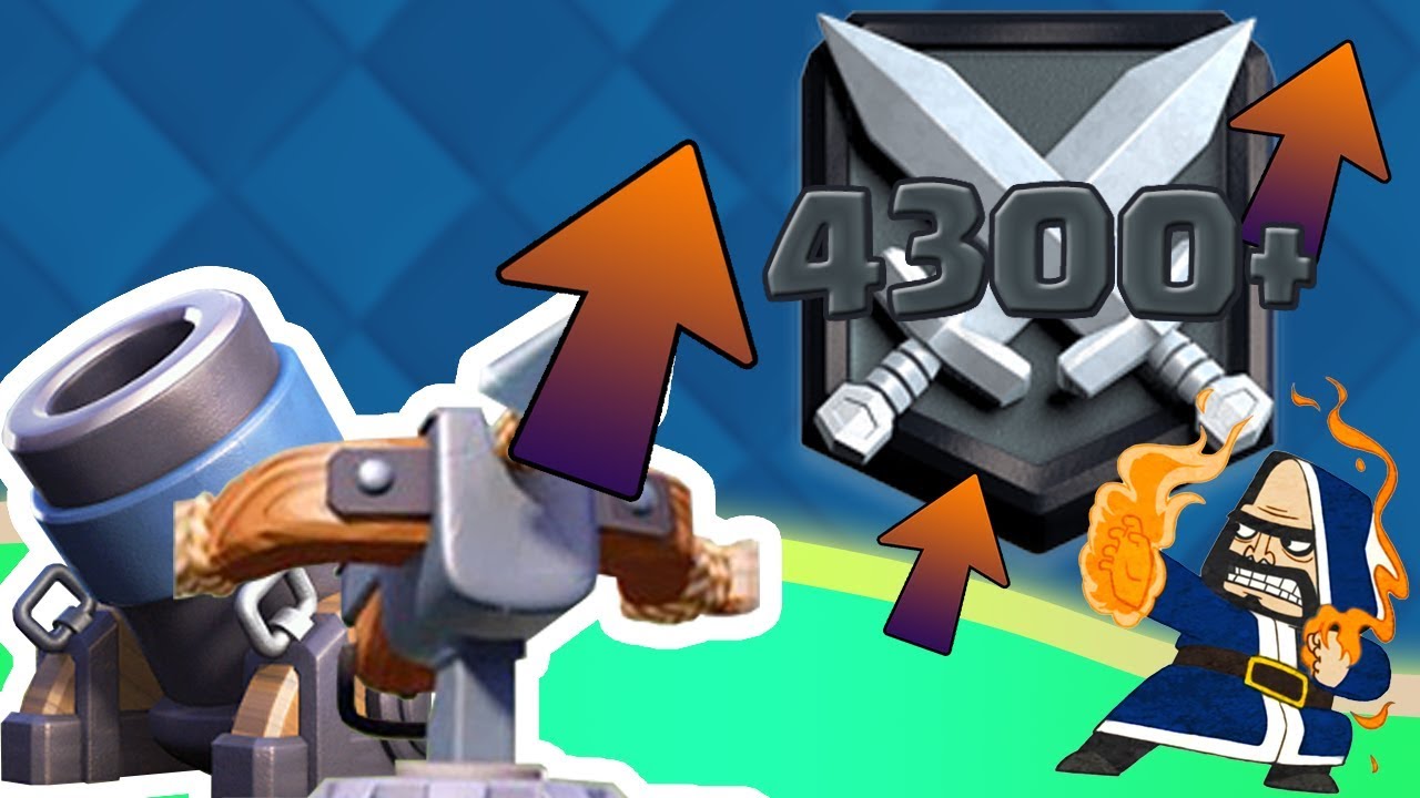 4300 WITH XBOW MORTAR!!! || Clash Royale Xbow Mortar Trophy Deck!
