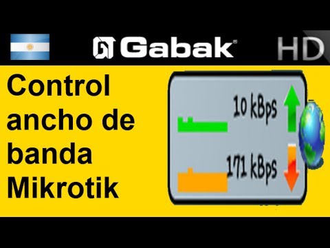 Control de ancho de banda script router mikrotik (queue bandwidth)