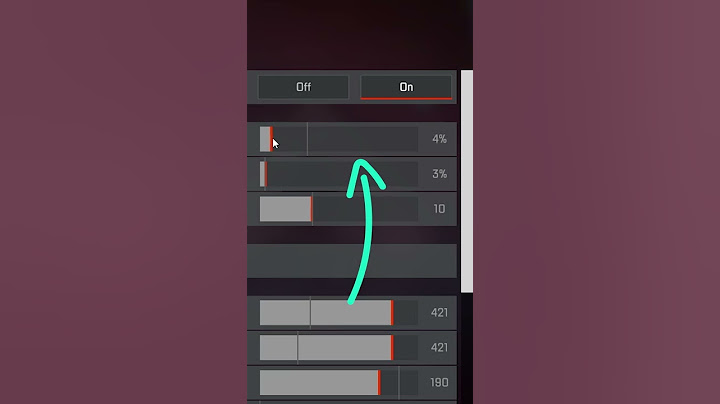These settings are actually cheating