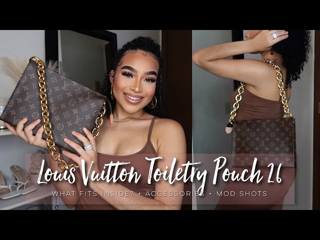 UNBOXING LOUIS VUITTON TOILETRY ON CHAIN FIRST IMPRESSION + COMPARES + MOD  SHOTS!