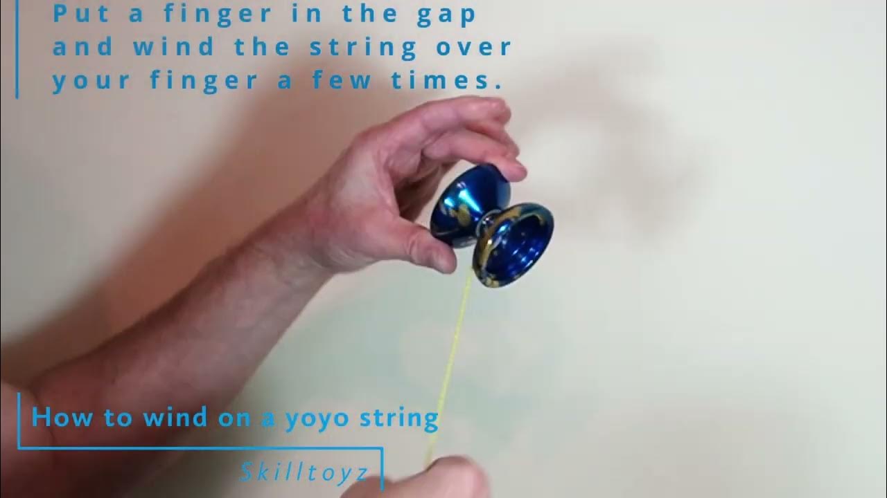 Skilltoyz Tutorial How to wind on a yoyo string YouTube