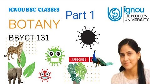 IGNOU Botany BBYCT 131 | BBYCT 131 Solved assignment 2022 | bbyct 131 important questions