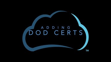 Arcus Help – Installing DoD Root Certs