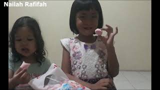 Nailah Rafifah Unboxing Makanan Anak Marshmallow Corniche