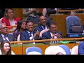 বাংলাদেশের পররাষ্ট্র মন্ত্রী ড. খলিলুর রহমান সদস্য রাষ্ট্রগুলোর উদ্দেশে বক্তব্য রাখেন।