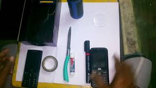 Home made mini projector for jio phone