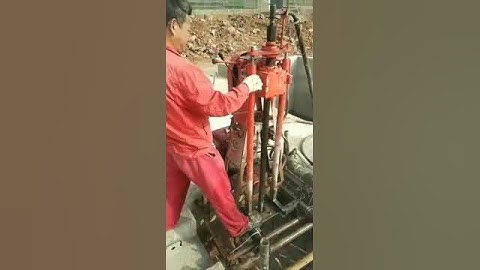 Small portable core drilling machine, geotechnical drilling machine