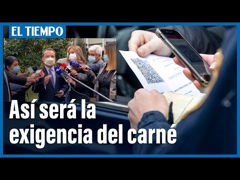 Así será la exigencia del carné de vacunación en Bogotá | El Tiempo