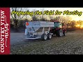 Spreading Fertilizer on Future Pasture and Cleaning up the Burnt Brush Pile