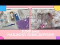 Unboxing 📦 | June 2021 ✨| NAILBOXY | Aurora Charms &amp; Foil | Nail Art Accessories | 3D | Glitter