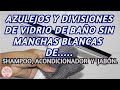 ✅Como quitar manchas BLANCAS de AZULEJOS Y DIVISIONES DE VIDRIO DE BAÑO fácil y rápido.