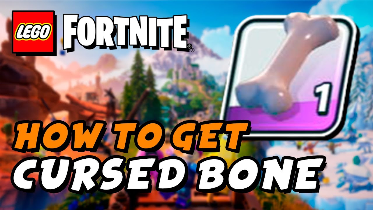 LEGO Fortnite How To Get Cursed Bone Material YouTube