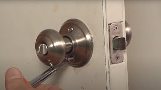 How to Remove a Door Knob