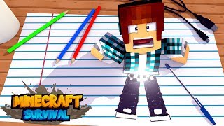 Minecraft Survival #38 - FOLHA DE PAPEL !!