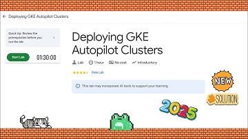 Deploying GKE Autopilot Clusters #cluster #arcade #qwiklabs #googlecloudlab #gcp solution ☁️🚀