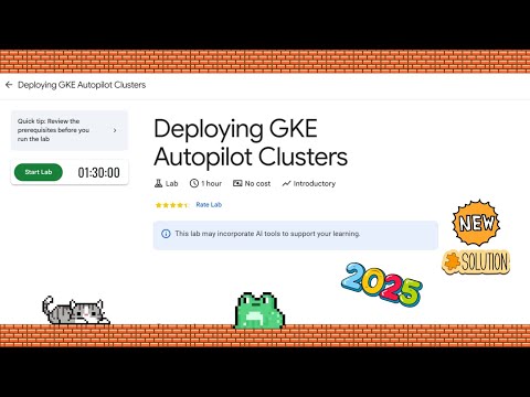 Deploying GKE Autopilot Clusters #cluster #arcade #qwiklabs #googlecloudlab #gcp solution ☁️🚀