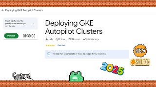 Deploying GKE Autopilot Clusters #cluster #arcade #qwiklabs #googlecloudlab #gcp solution ☁️🚀