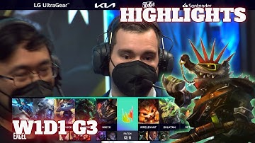 MSF vs XL - Highlights | Week 1 Day 1 S12 LEC Summer 2022 | Misfits vs Excel W1D1