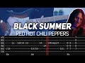 Red Hot Chili Peppers - Black Summer (Guitar lesson with TAB)