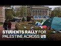 Hundreds of pro-Palestine protesters arrested on US campuses