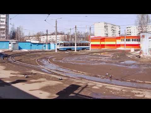 Смоленск. 28.03.2021. Трамвай в кольце "Багратиона".