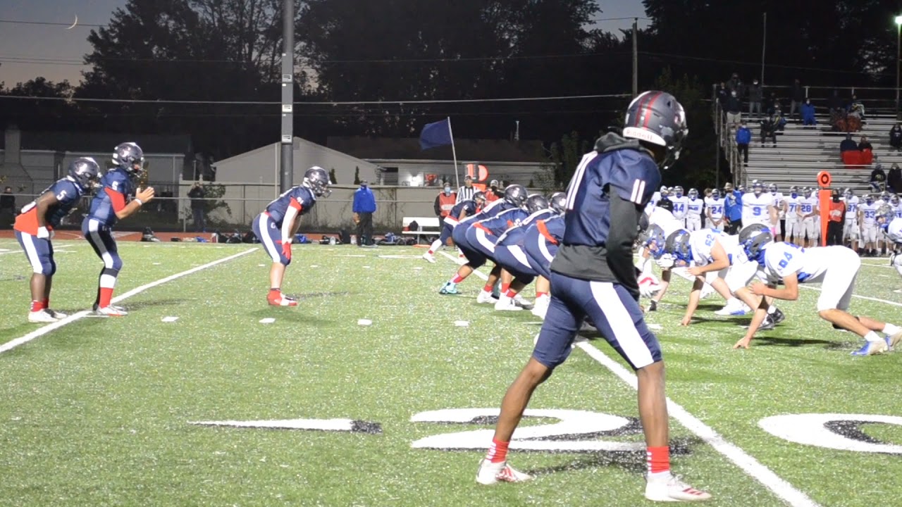 Eisenhower HS Stevenson HS 2020 Varsity Football Game Win Big Sports