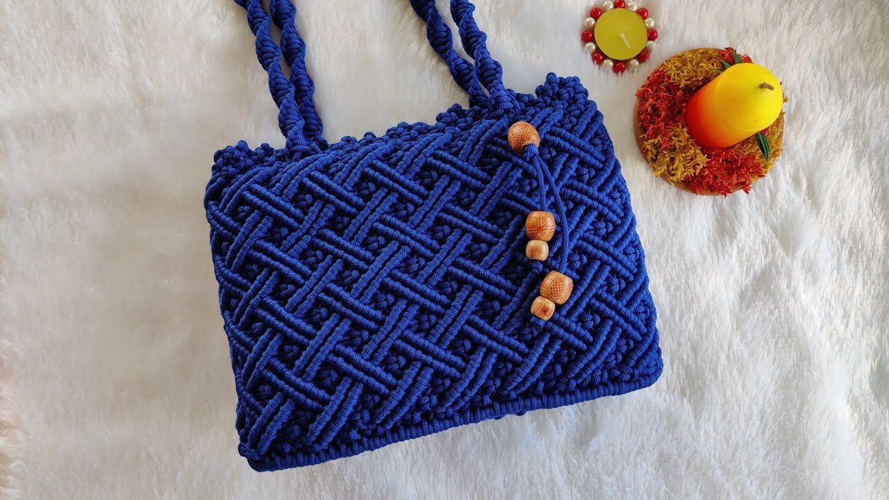 Macrame Sling Bag, New Design Macrame Bag Tutorial