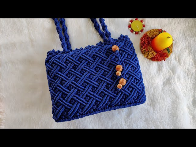 DIY Macrame Handbag Tutorial - Lia Griffith