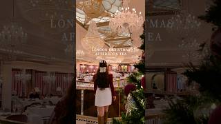 ad🎄Festive afternoon tea at The Georgian in Harrods #londonchristmas #londonfood