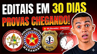 CONCURSOS NO MARANHÃO EDITAL SAINDO PCMA PMMA PPMA E BOMBEIROS!