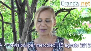 Meteo Per Mercoledì 15 Agosto 2012