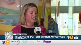 Announcement of Billion Dollar Lottery Winner