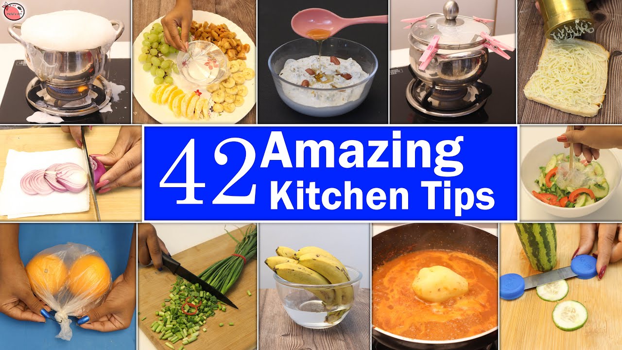 42 Amazing Kitchen Tips  Hacks  Useful Cleaning  Kitchen  Hacks  Hetalsart