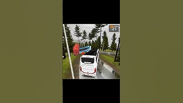 😮😡 Truck Or Bus Ka Accident | Bussid #shorts