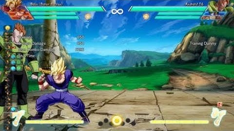 DBFZ SSJ Goku mid-screen bnb with safe jump