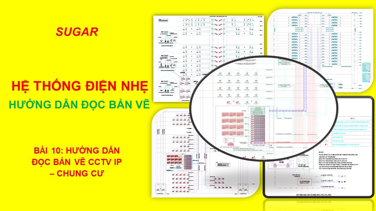 Extra Low Voltage System - Lesson 10: Reading Drawings Of Ip Cctv -  Apartments | Sugar Mepf - Youtube