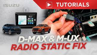 Isuzu D-MAX and M-UX Radio Fix | Antenna Power Plug Setup