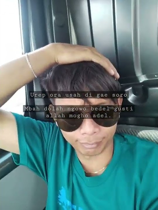 Mbah Dolah ngowo bedel Gusti Allah moho adil