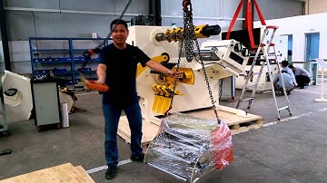 Pack decoiler straightener 2 in 1 machine and NC Servo Roll Feeder