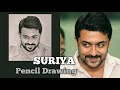 Suriya  pencil drawing  suriya handsome look  nadippin nayakan  suriya whatsapp status