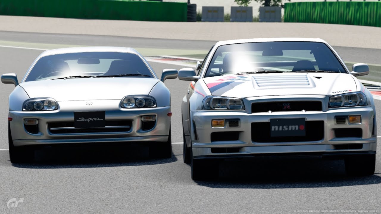 直6エンジン対決 スープラ 2jz Vs Gt R Rb26 Gtsport Youtube