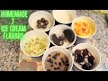 Homemade Ice Cream Recipe (Only 2 Ingredients) in cups | 7 Flavors | No Eggs | No Ice Cream Machine