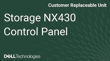 Dell Storage NX430: Remove/Install Control Panel