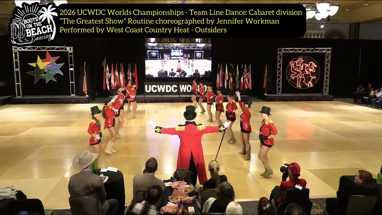 “The Greatest Show” Cabaret Division Team Line Dance Performance by WCCH at 2026 UCWDC Worlds