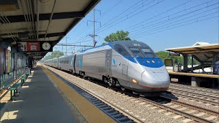 Amtrak Acela Express 150 MPH Revenue Service Debut on The NEC @ Princeton Junction, NJ (5/31/22)