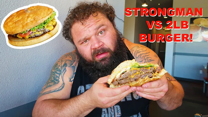 Strongman Takes On GIANT Burger Challenge!