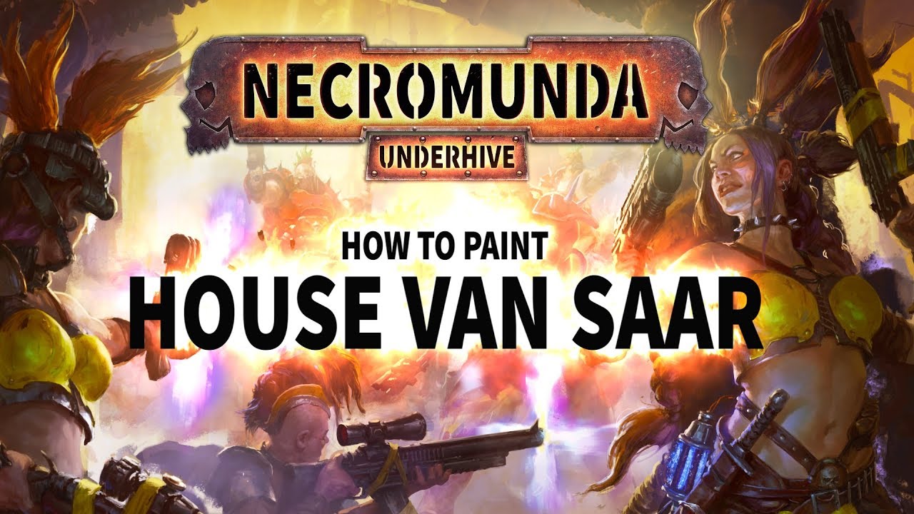 Necromunda Underhive How to Paint House Van Saar. YouTube