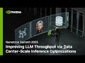 Improving LLM Throughput via Data Center-Scale Inference Optimizations