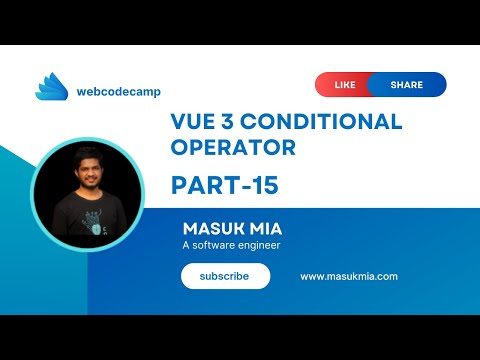vue js full  course conditional operator  part#15